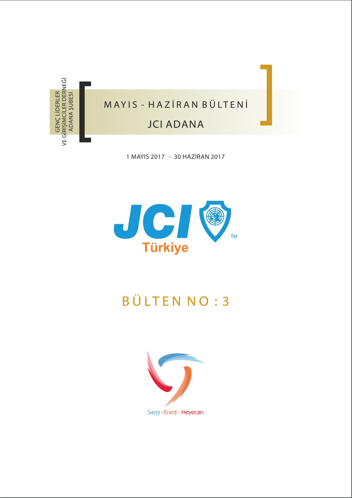 JCI Adana 2017 Yılı Mayıs - Haziran Bülteni